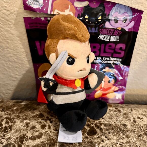 Disney Parks Wishables Good vs. Evil Plush D23 Fan Event NEW PRINCE PHILLIP - Picture 2 of 9